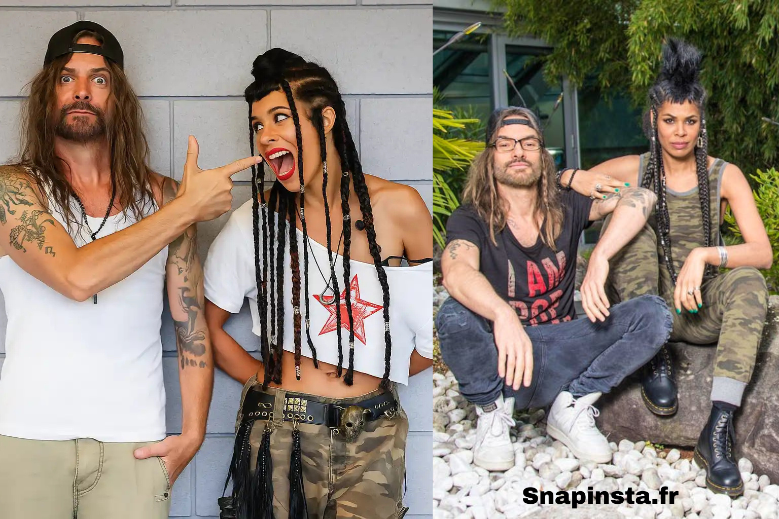 Frah Shaka Ponk et sa femme