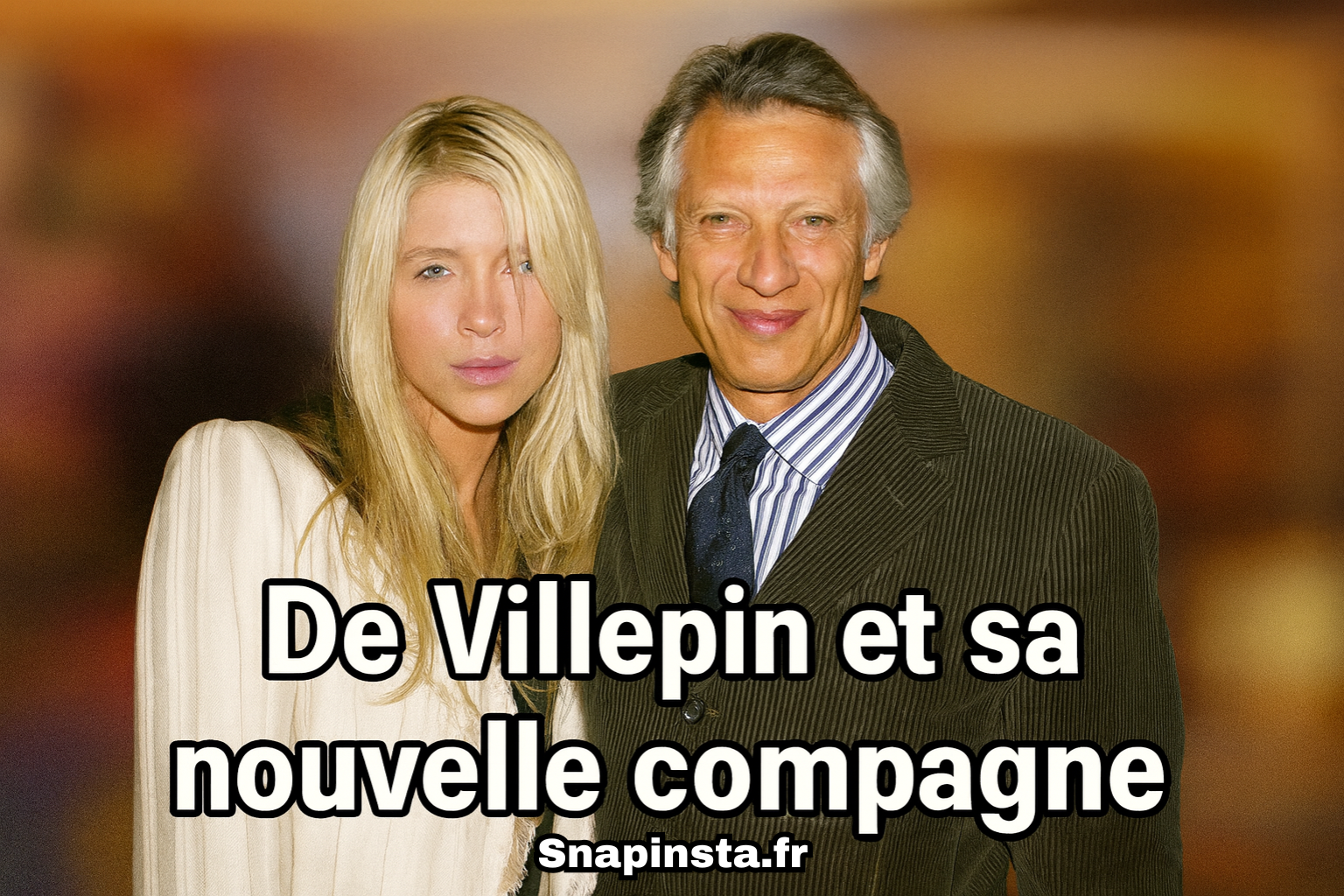 De Villepin et sa nouvelle compagne