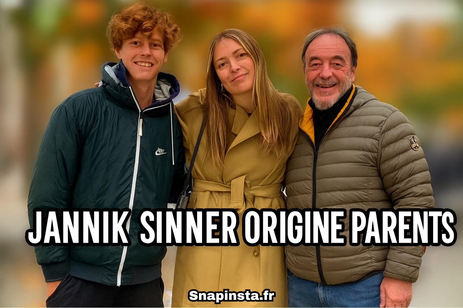 Jannik Sinner Jannik Sinner origine parents
